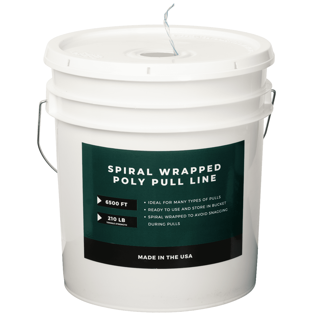 Spiral Wrapped Light Duty Poly Twine Bucket