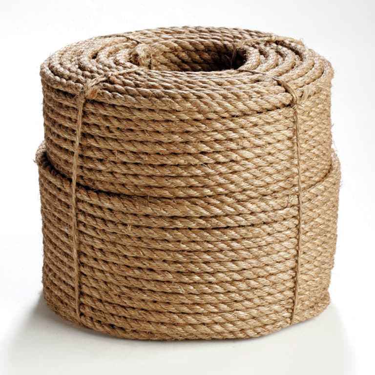 3 Strand Twisted Natural Fiber Manila Rope - Erin Rope Corporation