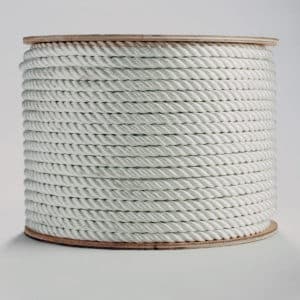 Erin Rope 3 Strand White Polyester Rope