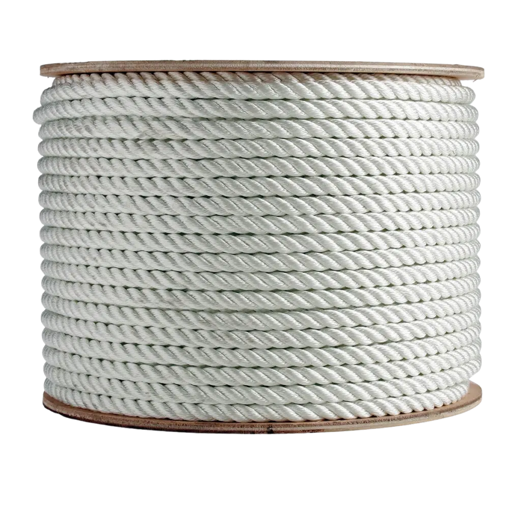 Erin Rope 3 Strand White Nylon Rope