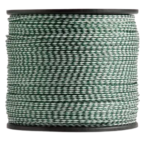 Erin Rope Hollow Braid Polypropylene Green and White