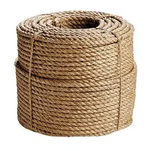 Erin Rope 3 strand twisted natural fiber manila rope spool