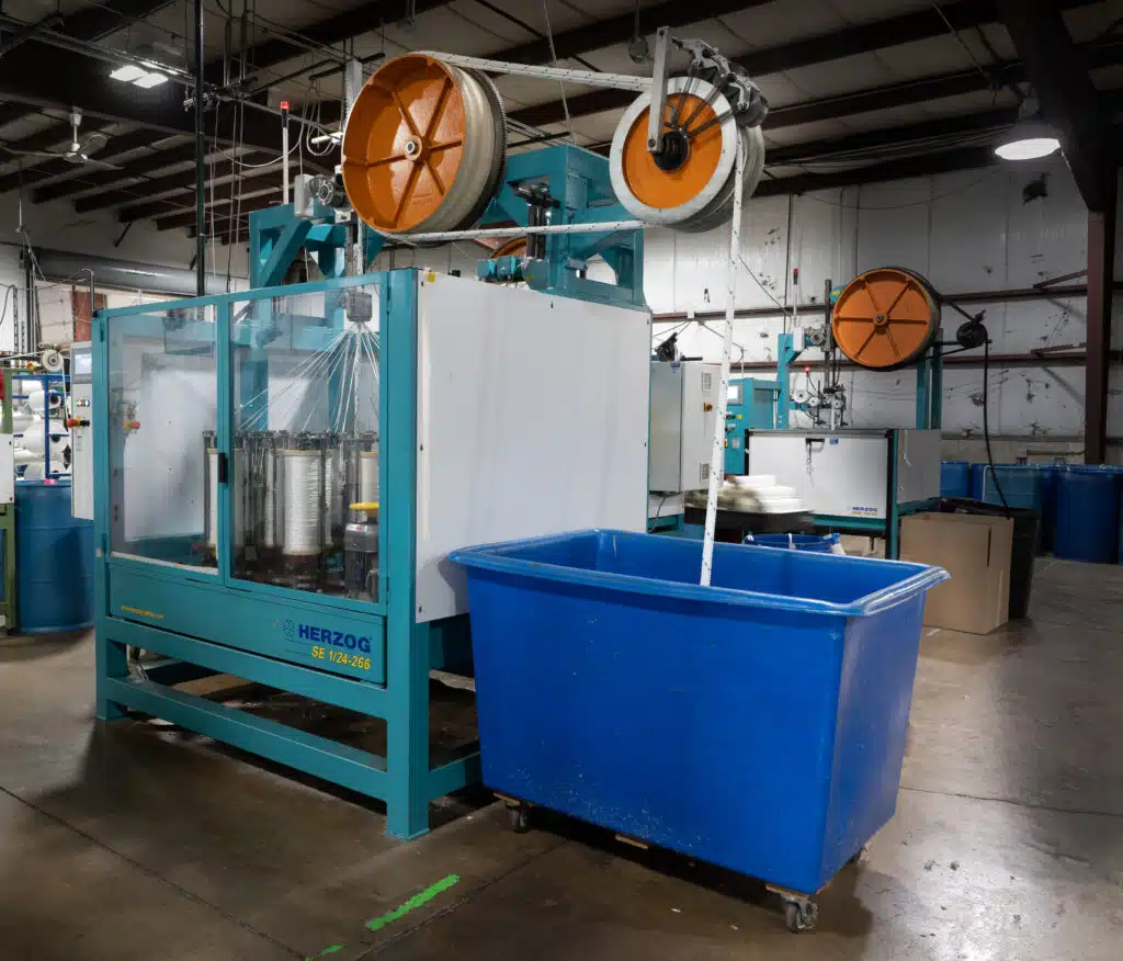 Rope manufacturing equipment