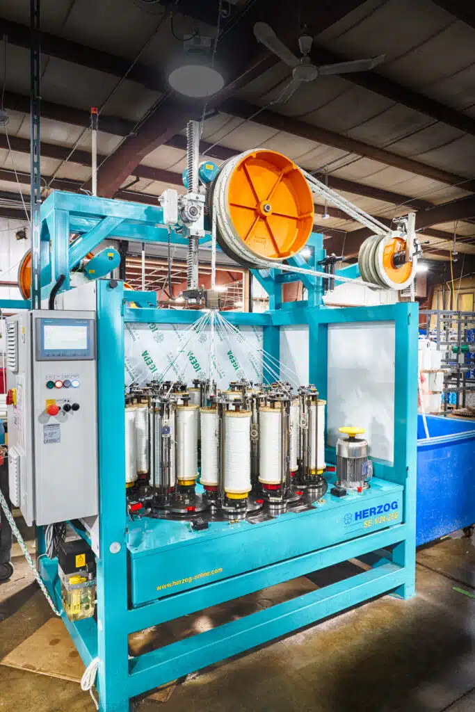Rope manufacturing equipment