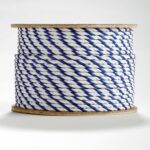Erin Rope 3 Strand White White Blue Polypropylene Rope